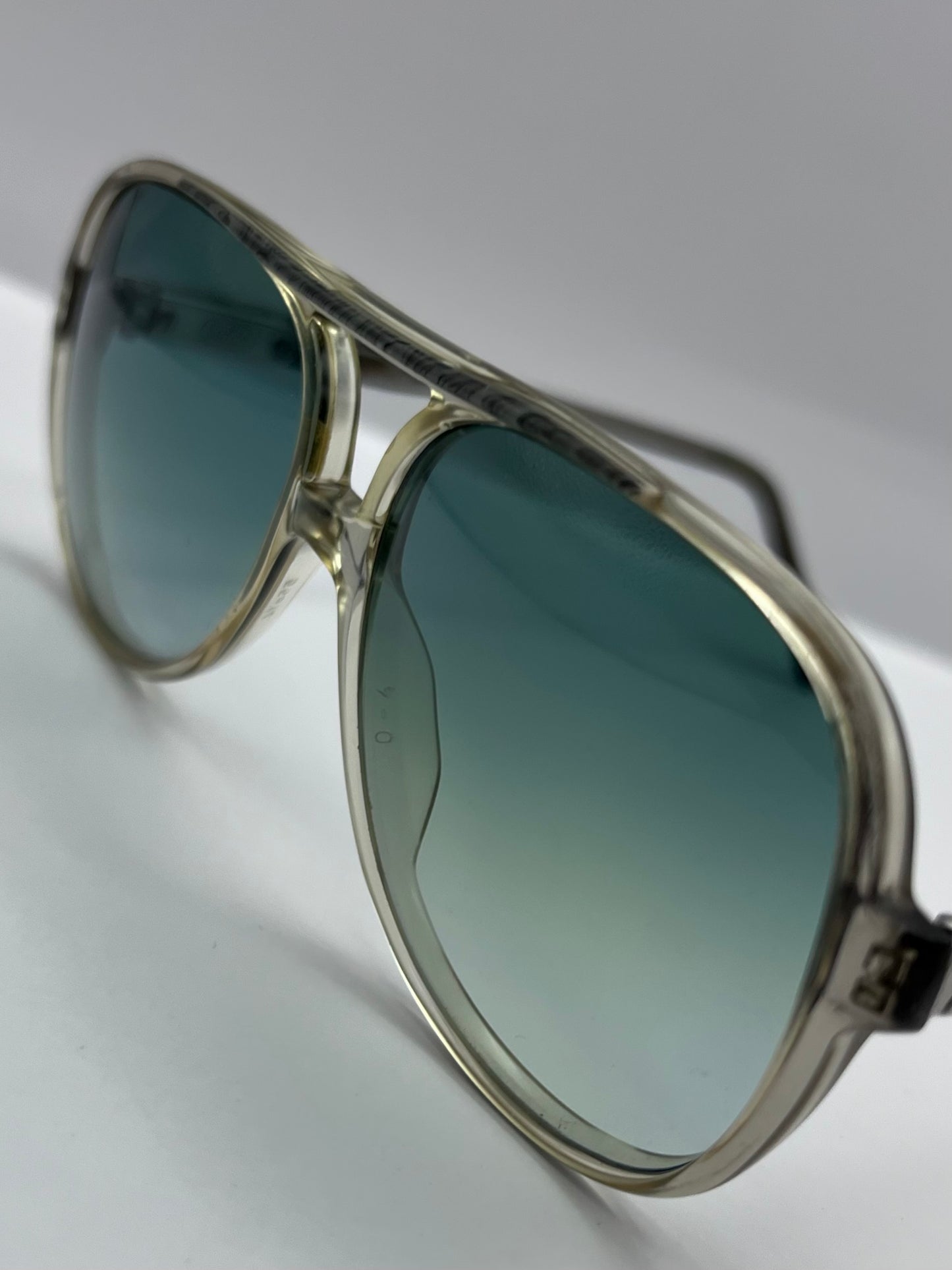 Vintage Safilo Elasta - Model:1065 5554-Refurbished With Custom Mint Green Gradient Lenses