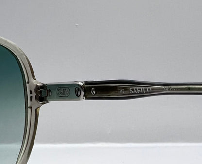 Vintage Safilo Elasta - Model:1065 5554-Refurbished With Custom Mint Green Gradient Lenses