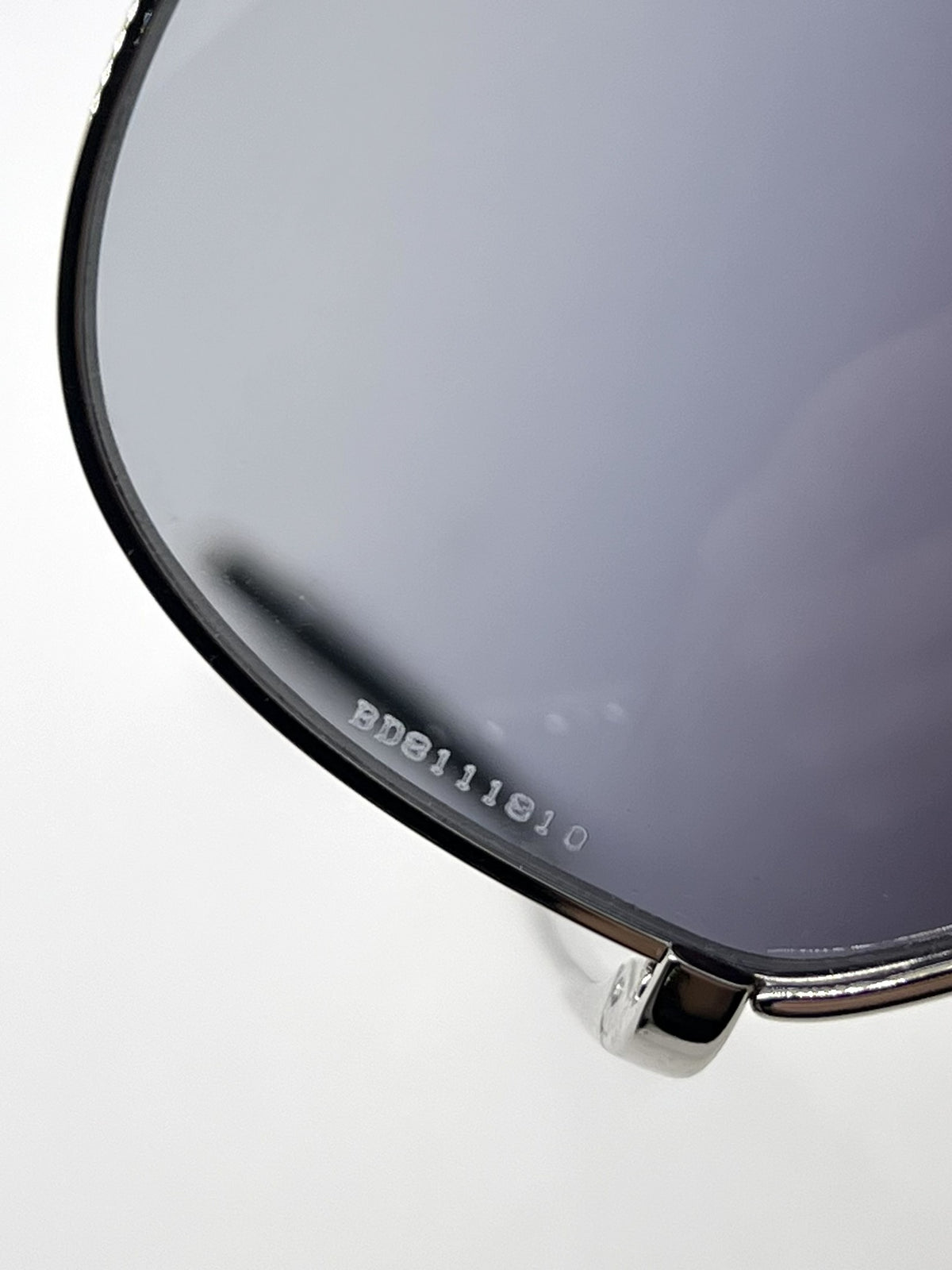 Dolce and Gabbana DG2097 05/8G Aviator-Vintage Sunglasses Silver Gray-Unworn