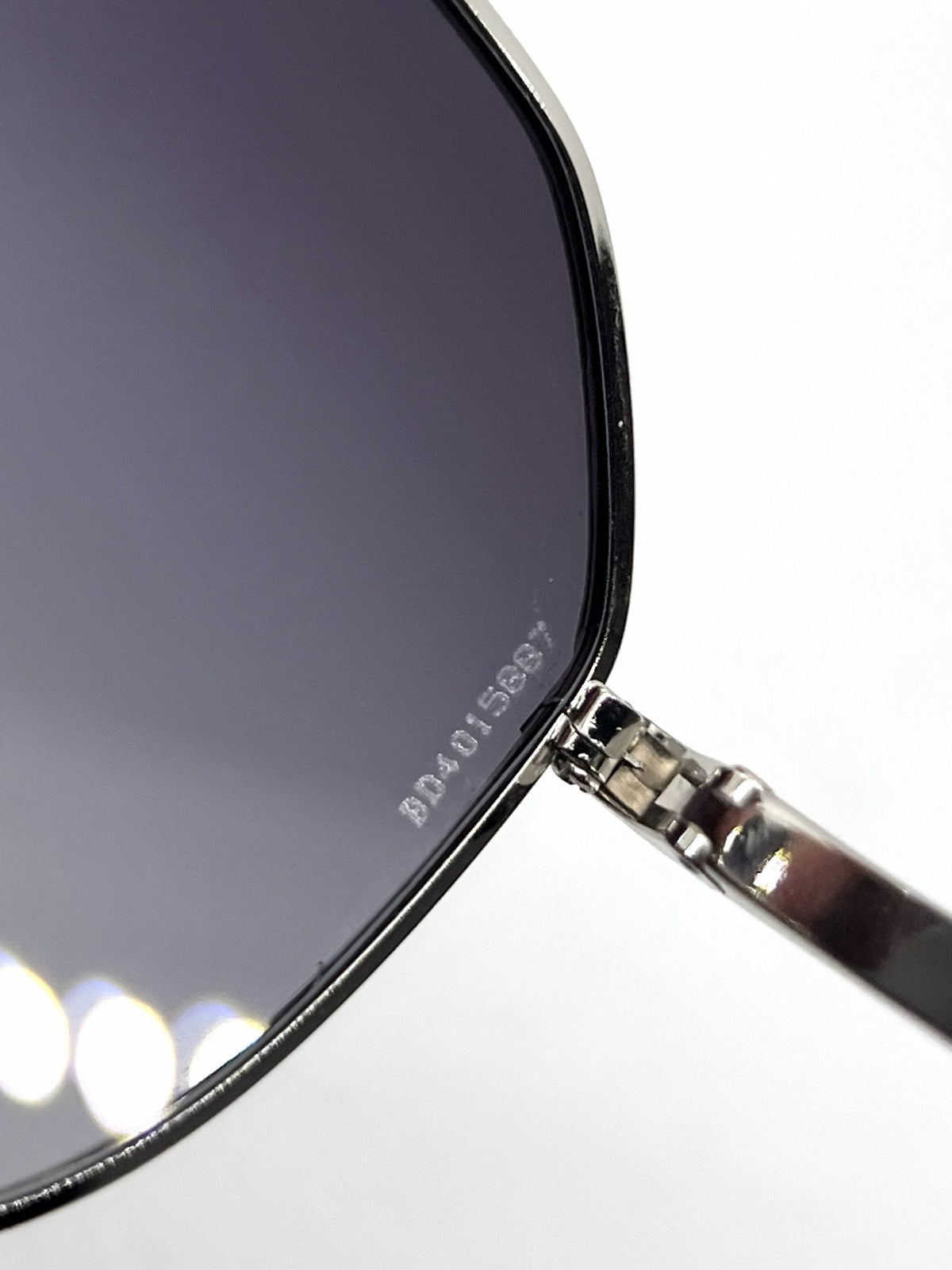 Dolce and Gabbana DG2097 05/8G Aviator-Vintage Sunglasses Silver Gray-Unworn
