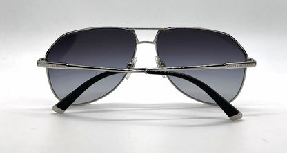 Dolce and Gabbana DG2097 05/8G Aviator-Vintage Sunglasses Silver Gray-Unworn