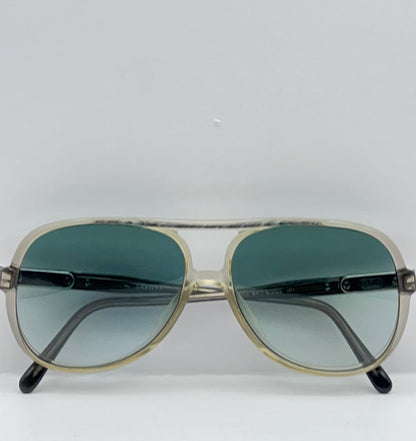 Vintage Safilo Elasta - Model:1065 5554-Refurbished With Custom Mint Green Gradient Lenses