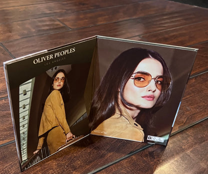 Oliver Peoples Los Angeles - Reversible, Double Sided, Counter-Card Advertising