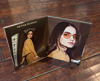 Oliver Peoples Los Angeles - Reversible, Double Sided, Counter-Card Advertising