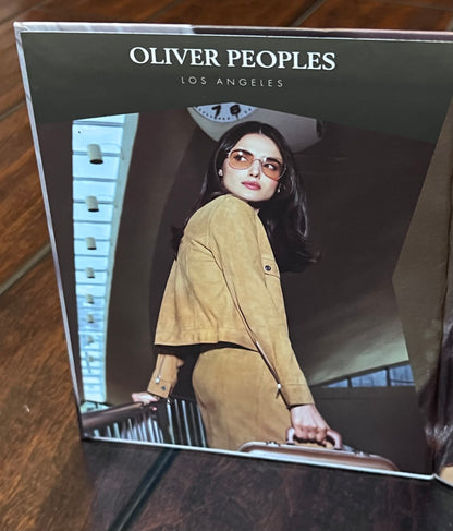 Oliver Peoples Los Angeles - Reversible, Double Sided, Counter-Card Advertising