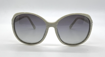 Prada SPR04N AB1-3M1 White Cream Butterfly-Vintage Sunglasses-Unworn-Italy