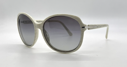 Prada SPR04N AB1-3M1 White Cream Butterfly-Vintage Sunglasses-Unworn-Italy