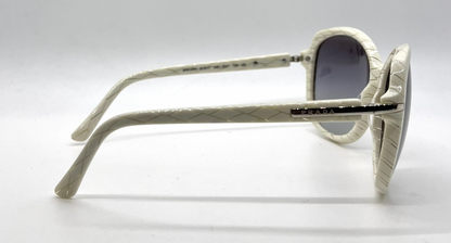 Prada SPR04N AB1-3M1 White Cream Butterfly-Vintage Sunglasses-Unworn-Italy