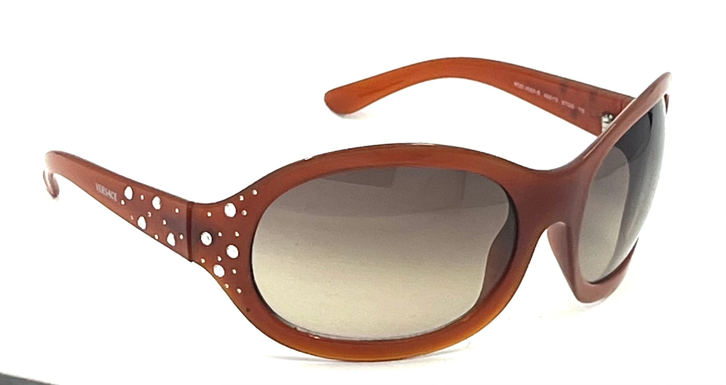 Versace MOD 4063-B Vintage Sunglasses Brown Gradient 67-20 Italy