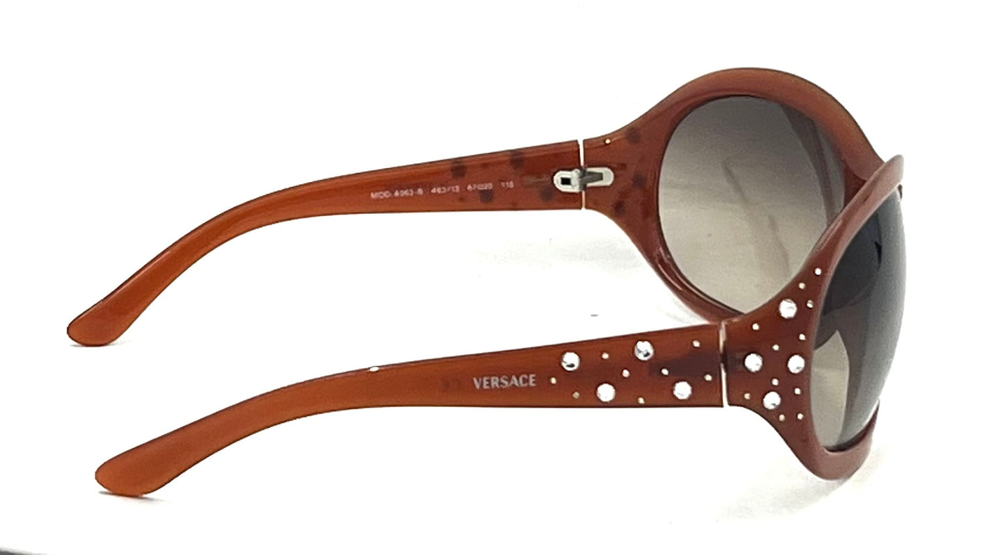 Versace MOD 4063-B Vintage Sunglasses Brown Gradient 67-20 Italy