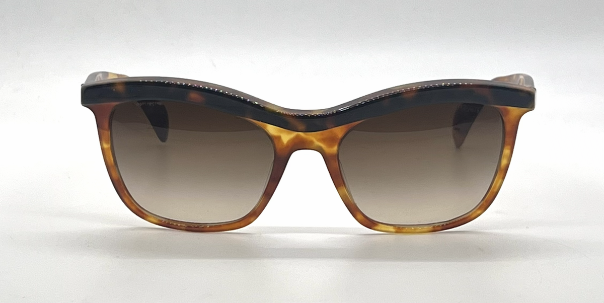 Prada SPR19P NAK-6S1 Vintage Sunglasses Havana Brown Gradient Lenses-Unworn