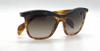 Prada SPR19P NAK-6S1 Vintage Sunglasses Havana Brown Gradient Lenses-Unworn