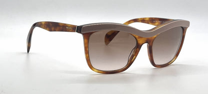 Prada SPR19P LAV-0A6 Tortoise Pink Brow Cat Eye-Vintage Sunglasses-Unworn