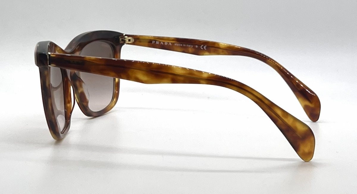 Prada SPR19P LAV-0A6 Tortoise Pink Brow Cat Eye-Vintage Sunglasses-Unworn