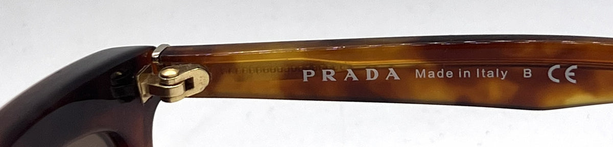 Prada SPR19P LAV-0A6 Tortoise Pink Brow Cat Eye-Vintage Sunglasses-Unworn