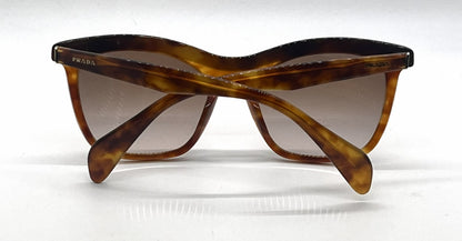 Prada SPR19P LAV-0A6 Tortoise Pink Brow Cat Eye-Vintage Sunglasses-Unworn