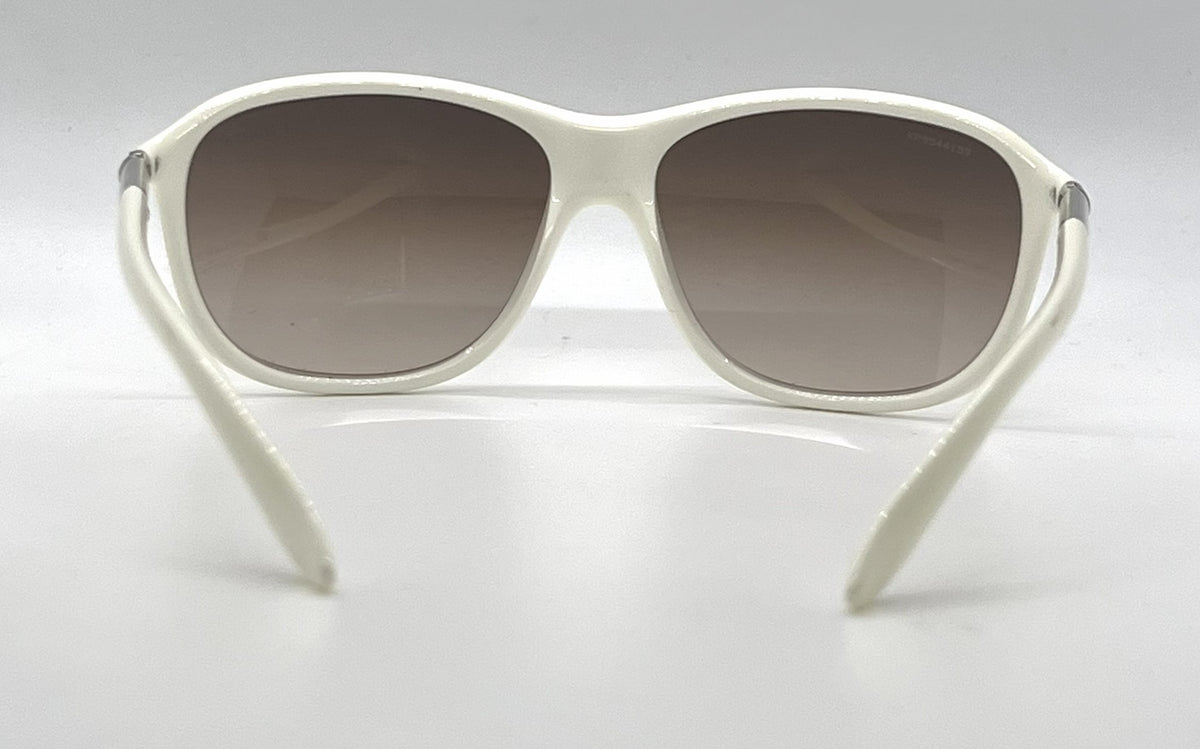 Prada SPR08M 4AO-6S1 White Cream Gradient-Vintage Sunglasses-Unworn-Italy