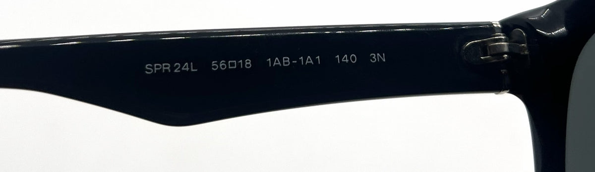 Prada SPR24L 1AB-1A1 Sunglasses Black Square Lenses-Unworn-Italy