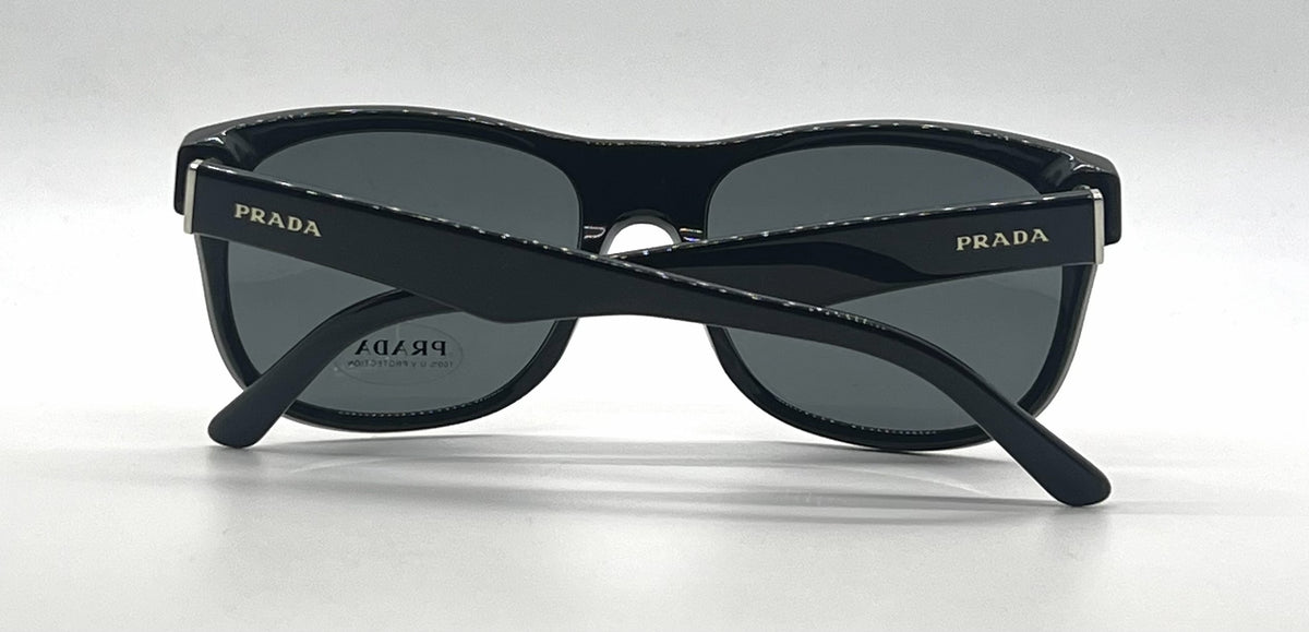 Prada SPR24L 1AB-1A1 Sunglasses Black Square Lenses-Unworn-Italy