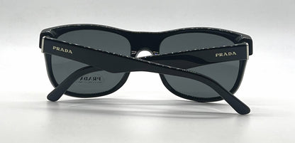 Prada SPR24L 1AB-1A1 Sunglasses Black Square Lenses-Unworn-Italy
