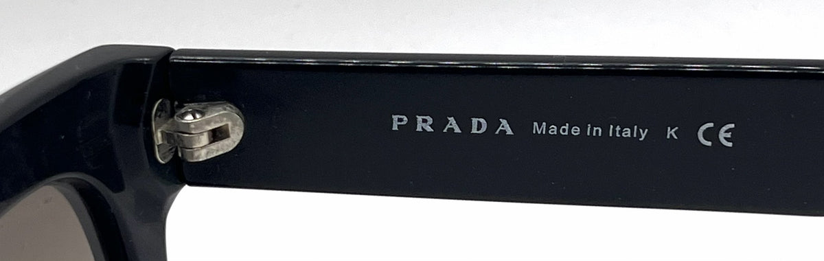 Prada SPR07Q 1AB-0A7 Oversized Cat Eye Sunglasses Grey Gradient Lenses-Unworn