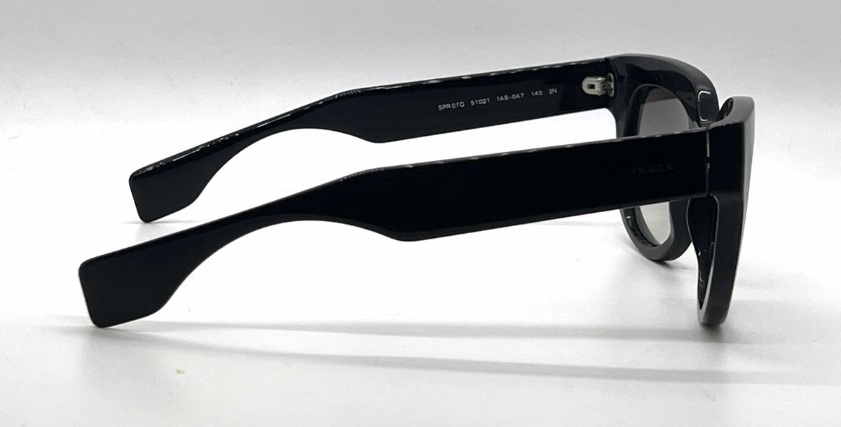 Prada SPR07Q 1AB-0A7 Oversized Cat Eye Sunglasses Grey Gradient Lenses-Unworn