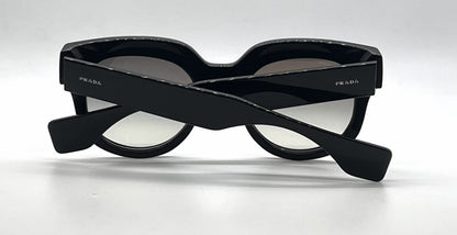 Prada SPR07Q 1AB-0A7 Oversized Cat Eye Sunglasses Grey Gradient Lenses-Unworn