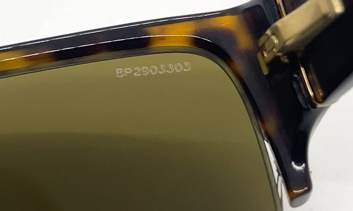 Prada SPR30L 2AU-2P1 Tortoise Semi-Rimless Sunglasses Havana Lenses-Unworn