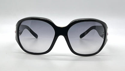 Versace MOD.4094-B GB1/11 Black Swarovski Wraparound Vintage Sunglasses-Unworn