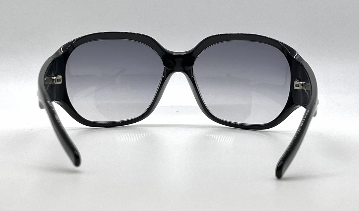 Versace MOD.4094-B GB1/11 Black Swarovski Wraparound Vintage Sunglasses-Unworn