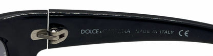 Dolce & Gabbana DG6021 501/8G Wraparound-Vintage Sunglasses Black-Grey Gradient-Deadstock