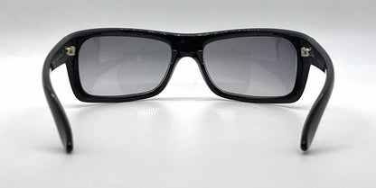 Dolce & Gabbana DG6021 501/8G Wraparound-Vintage Sunglasses Black-Grey Gradient-Deadstock