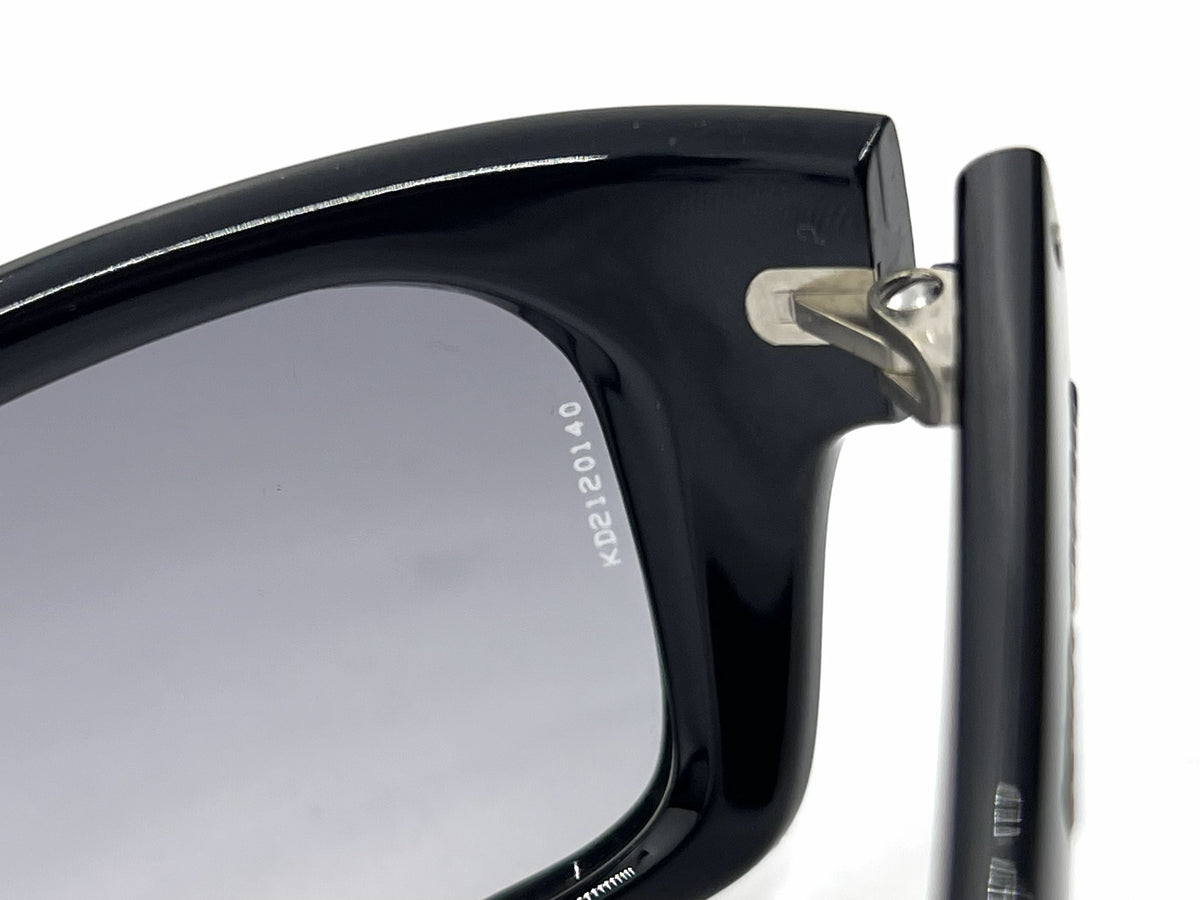 Dolce & Gabbana DG6021 501/8G Wraparound-Vintage Sunglasses Black-Grey Gradient-Deadstock