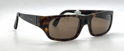 Dolce and Gabbana DG716S 469 Narrow Rectangle-Vintage Sunglasses Tortoiseshell-Brown-Unworn