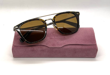 Oliver Peoples OV5461SU Frère LA Antique Gold Sunglasses-New/Unworn-Full Kit