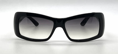 Versace MOD.4081 GB1/8G Black Wraparound Vintage Sunglasses