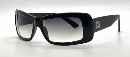 Versace MOD.4081 GB1/8G Black Wraparound Vintage Sunglasses