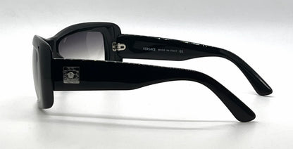 Versace MOD.4081 GB1/8G Black Wraparound Vintage Sunglasses
