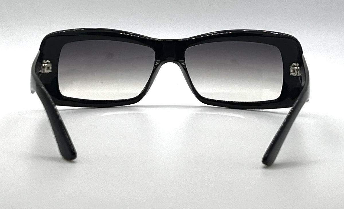 Versace MOD.4081 GB1/8G Black Wraparound Vintage Sunglasses