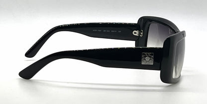 Versace MOD.4081 GB1/8G Black Wraparound Vintage Sunglasses