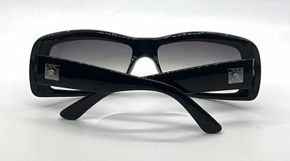 Versace MOD.4081 GB1/8G Black Wraparound Vintage Sunglasses