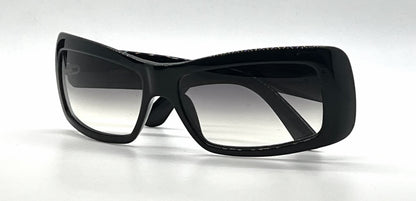 Versace MOD.4081 GB1/8G Black Wraparound Vintage Sunglasses