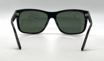Versace VE4179 GB1/31 Black Pilot Sunglasses Solid Green Lenses-Unworn