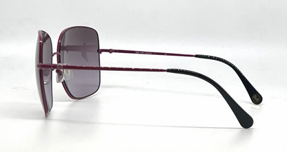 D&G 6079 013/8H Square Aviator-Vintage Sunglasses Magenta-Grey Gradient Lenses-Unworn