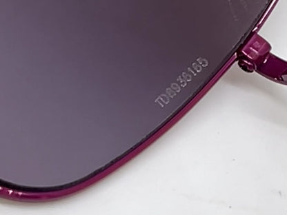 D&G 6079 013/8H Square Aviator-Vintage Sunglasses Magenta-Grey Gradient Lenses-Unworn
