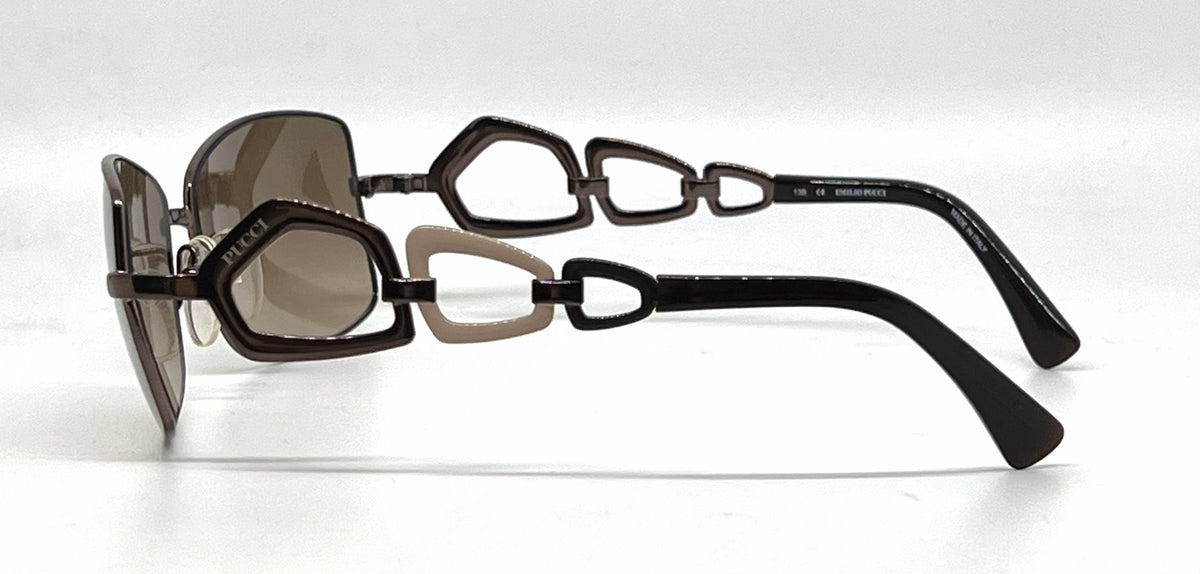 Emilio Pucci EP106S 204 Rectangular Vintage Sunglasses-Wine-Unworn