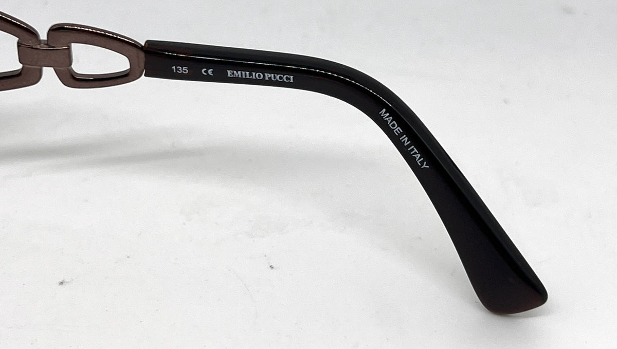Emilio Pucci EP106S 204 Rectangular Vintage Sunglasses-Wine-Unworn