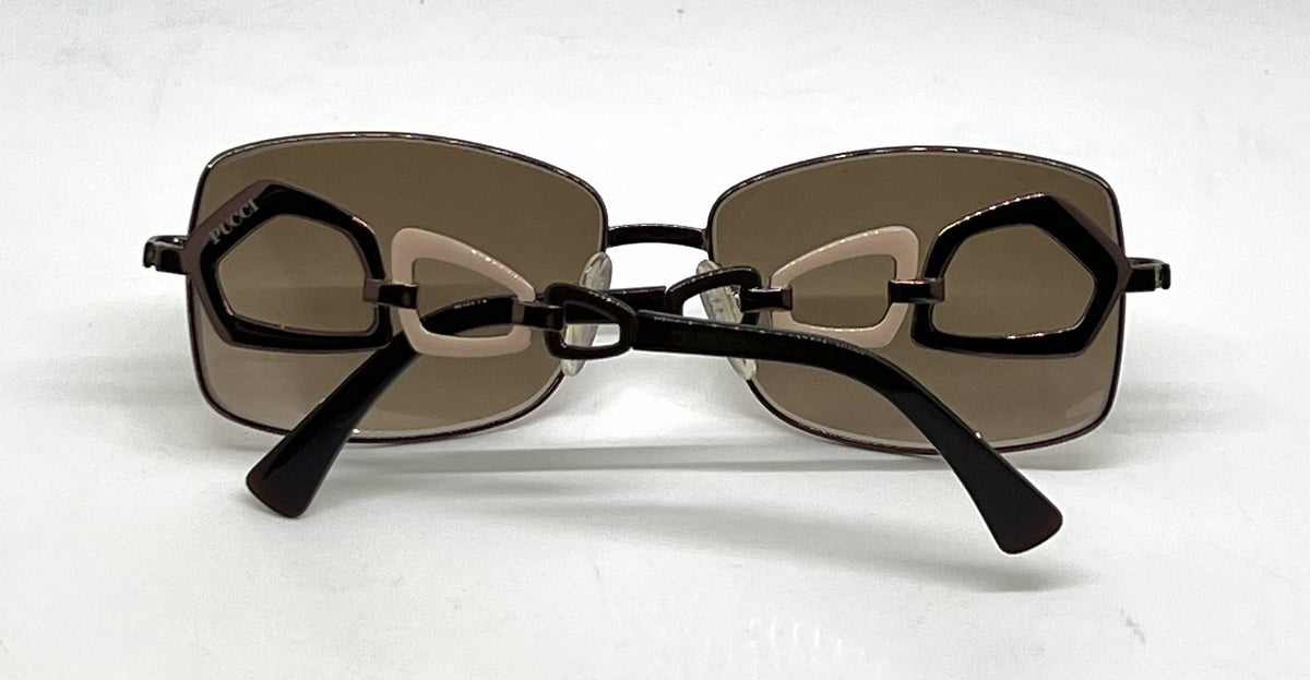 Emilio Pucci EP106S 204 Rectangular Vintage Sunglasses-Wine-Unworn