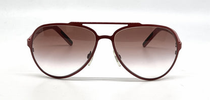 Dolce and Gabbana DG2081 015/8D Double-Bridge Aviator-Vintage Sunglasses Red-Burgundy-Unworn