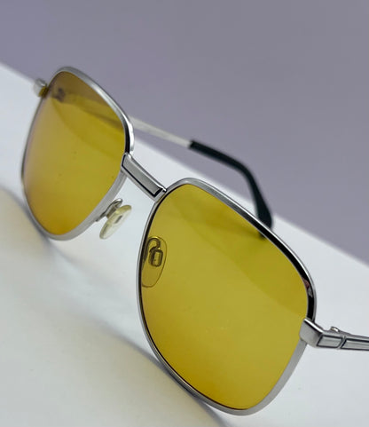 Vintage Metzler Stainless Steel Frame with Brand New “Berko’s Designs” Custom Persimmon Lenses